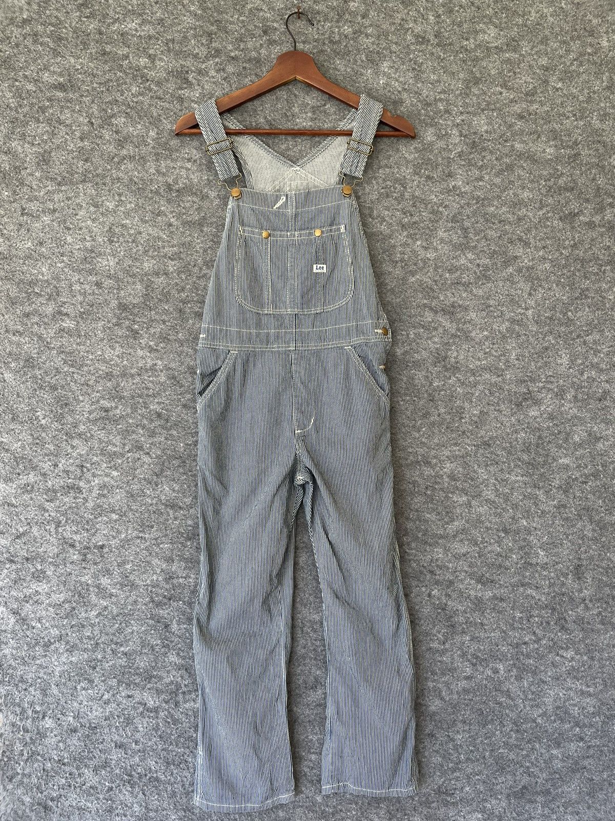 Lee × Vintage VINTAGE LEE UNION MADE HICKORY STRIPE OVERALLS