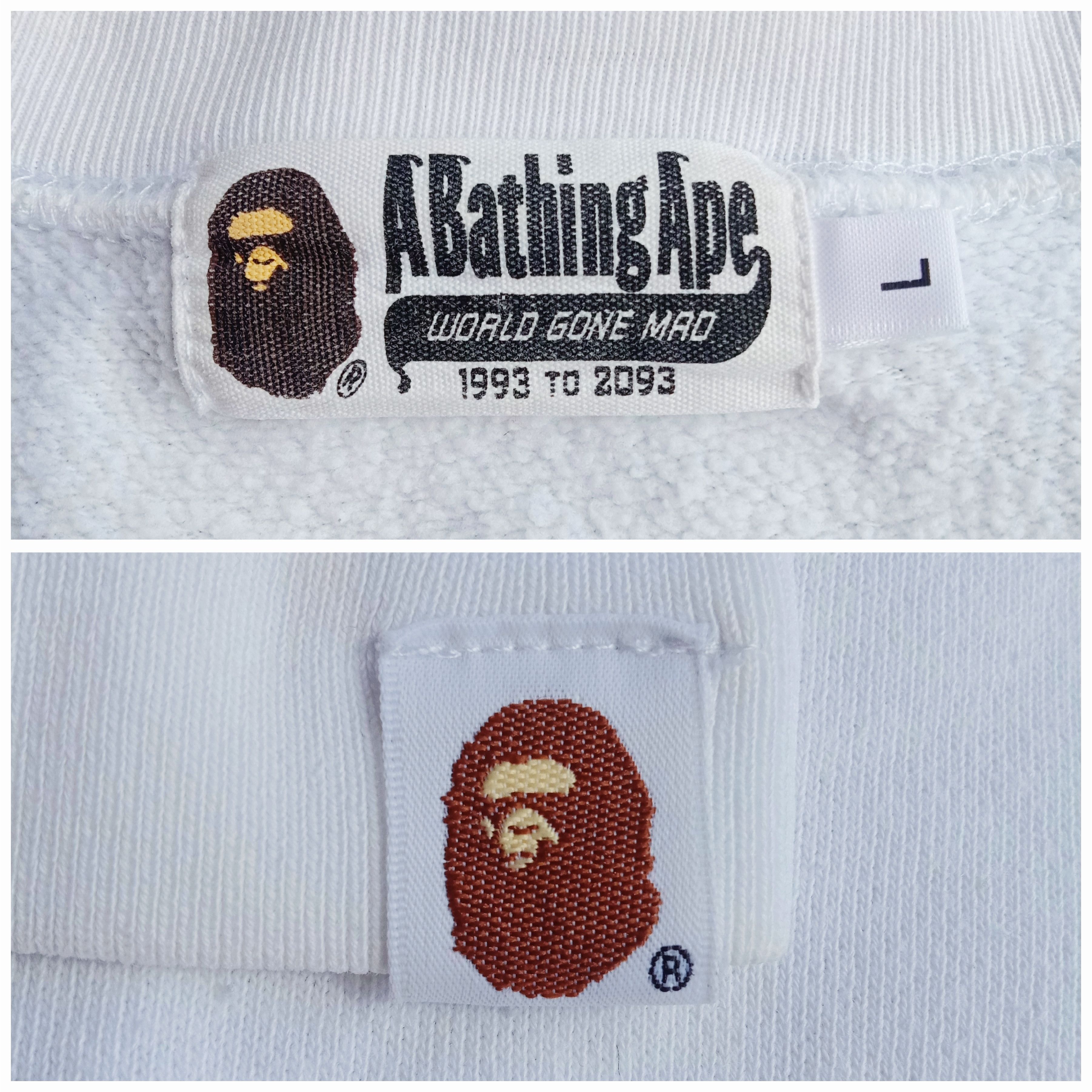 Bape Multi Logo Crewneck (2018) Size US L / EU 52-54 / 3 - 5 Thumbnail