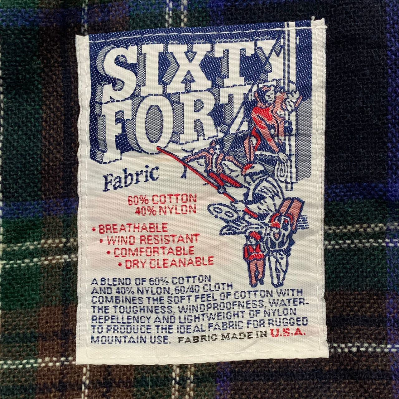 Other Sixty Forty vest hoodie fabric made in USA Size US S / EU 44-46 / 1 - 8 Thumbnail