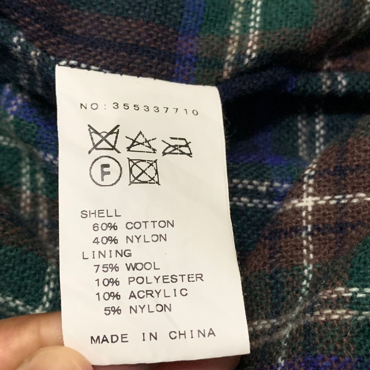 Other Sixty Forty vest hoodie fabric made in USA Size US S / EU 44-46 / 1 - 11 Thumbnail