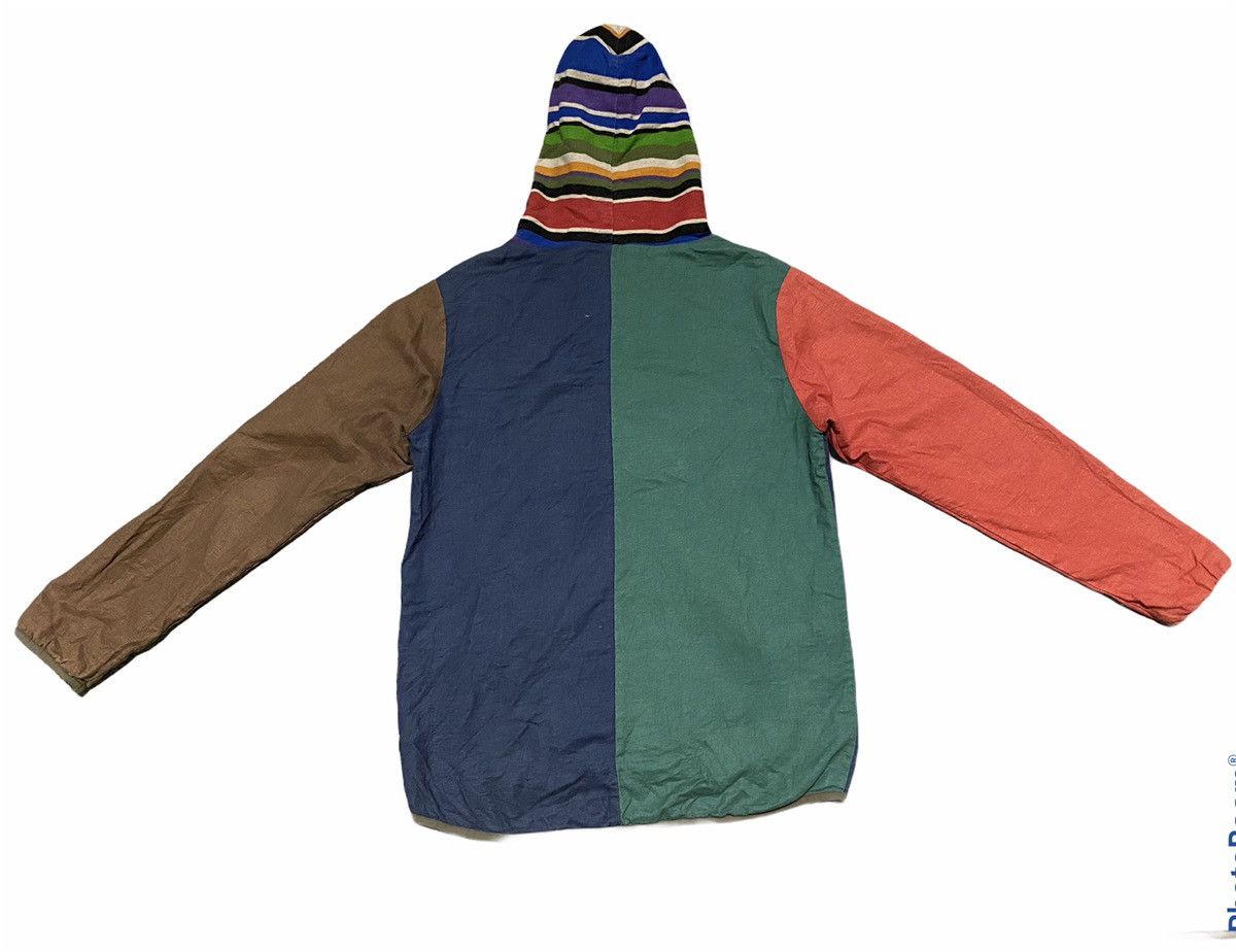 go slow caravan GO SLOW CARAVAN COLOUR BLOCK FULL ZIPPER HOODIE BAPE STYLE Size US XL / EU 56 / 4 - 3 Thumbnail