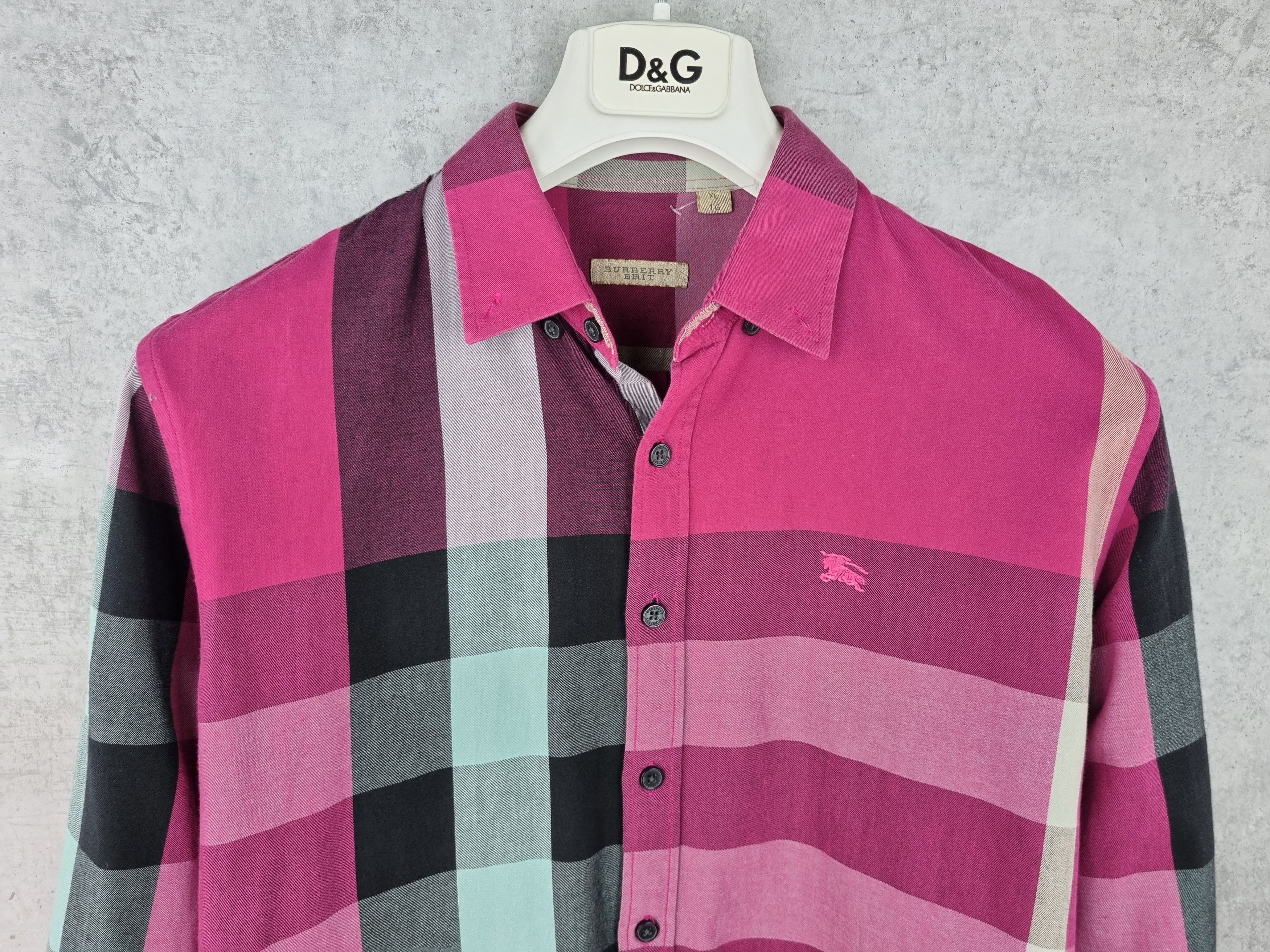 Burberry Rare Burberry Brit Shirt Long Sleeve Button Up Size US S / EU 44-46 / 1 - 2 Thumbnail