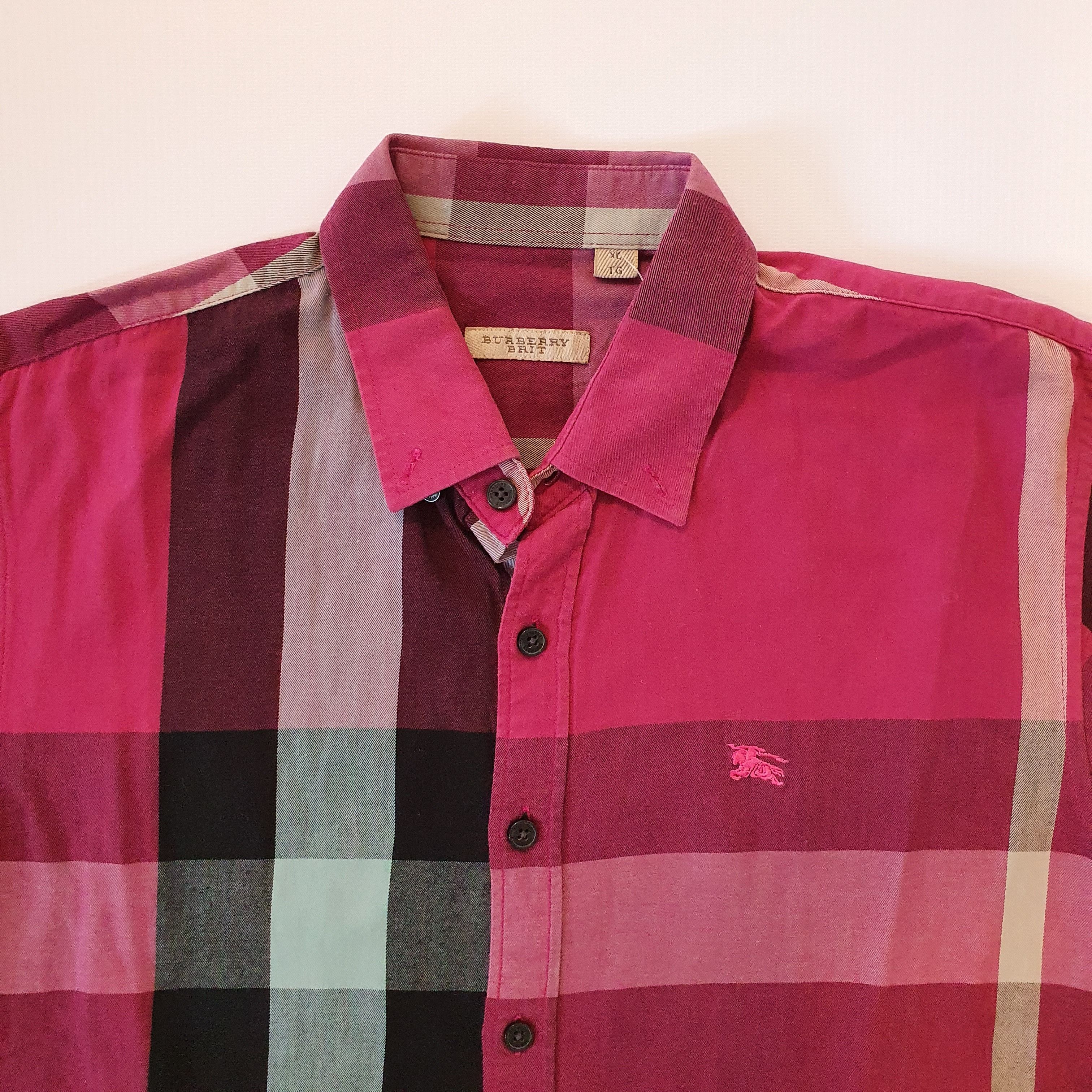 Burberry Rare Burberry Brit Shirt Long Sleeve Button Up Size US S / EU 44-46 / 1 - 4 Thumbnail