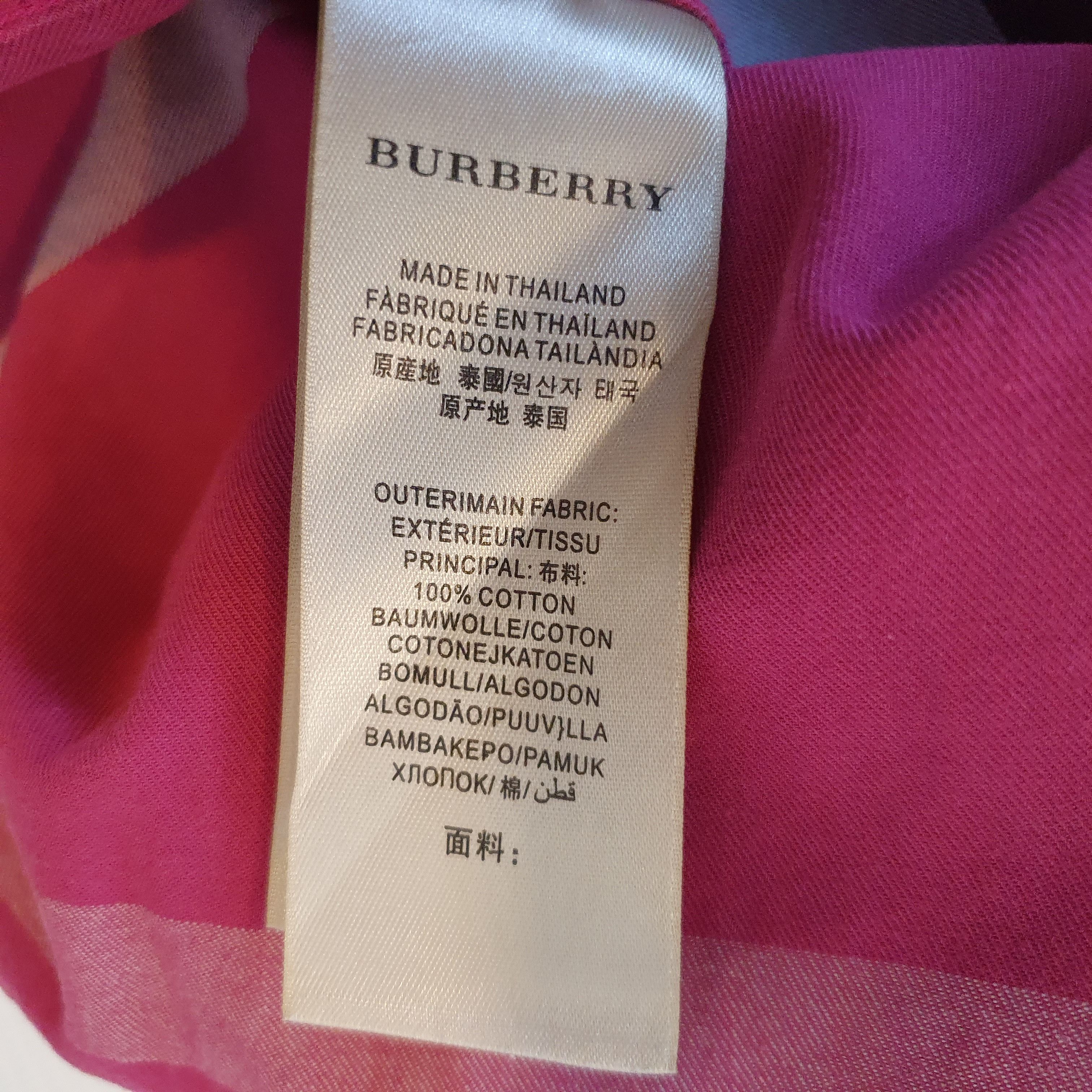 Burberry Rare Burberry Brit Shirt Long Sleeve Button Up Size US S / EU 44-46 / 1 - 6 Thumbnail