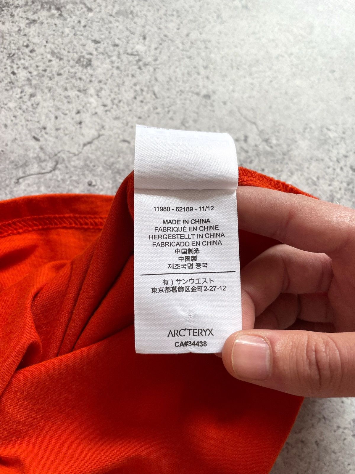 Arc'teryx Arc’teryx Big Logo T-shirt Orange Size US M / EU 48-50 / 2 - 7 Thumbnail