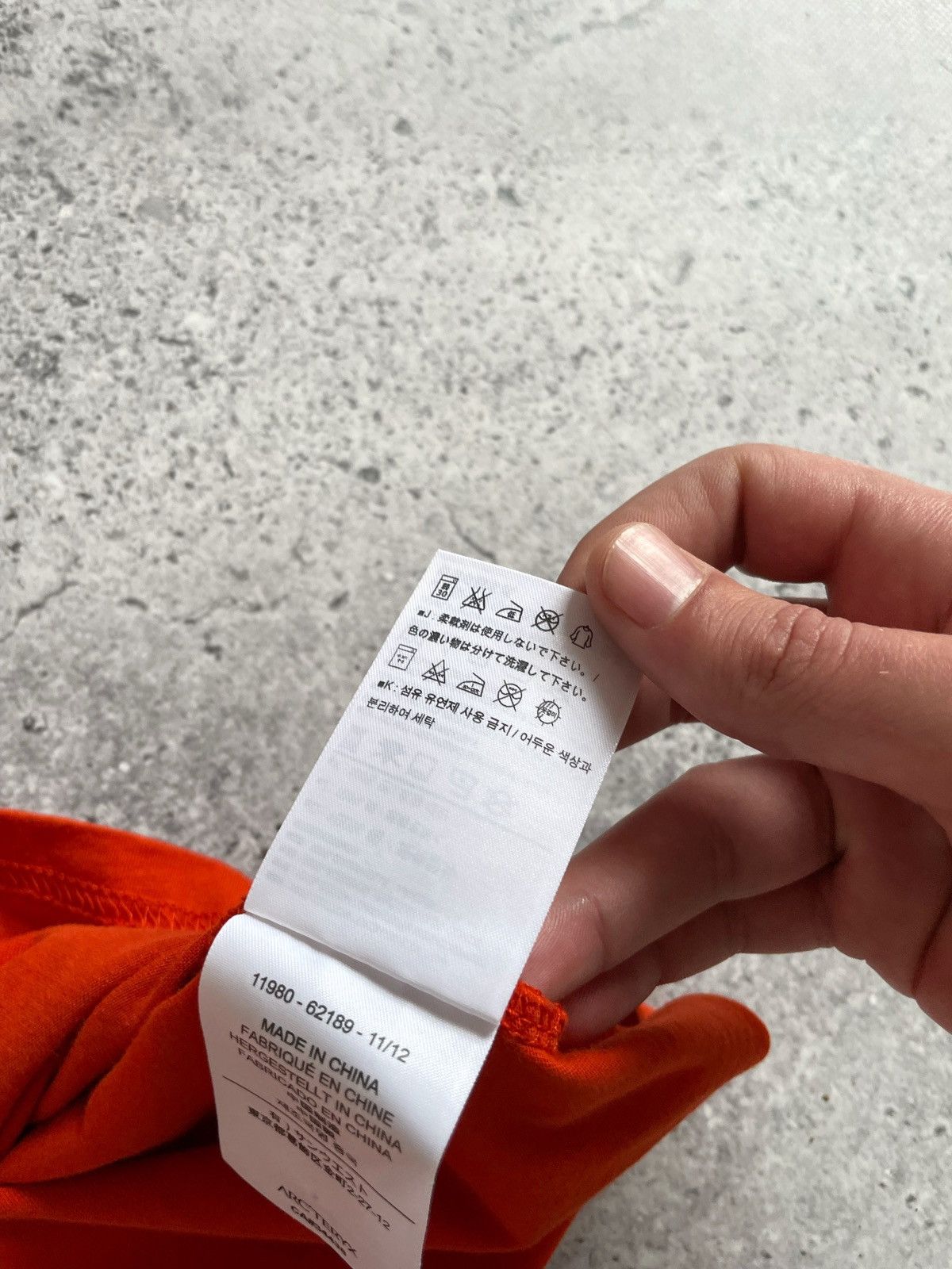 Arc'teryx Arc’teryx Big Logo T-shirt Orange Size US M / EU 48-50 / 2 - 8 Thumbnail