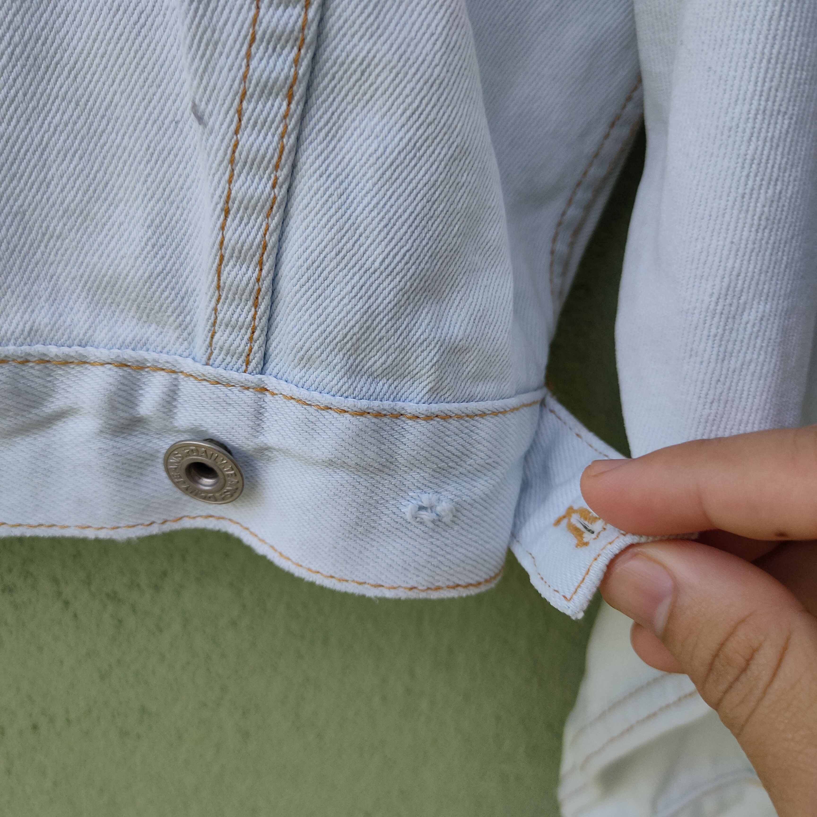 Vintage Vintage DAILY JEANS Patchwork Style Button Ups Rare Jacket Size US XL / EU 56 / 4 - 6 Thumbnail