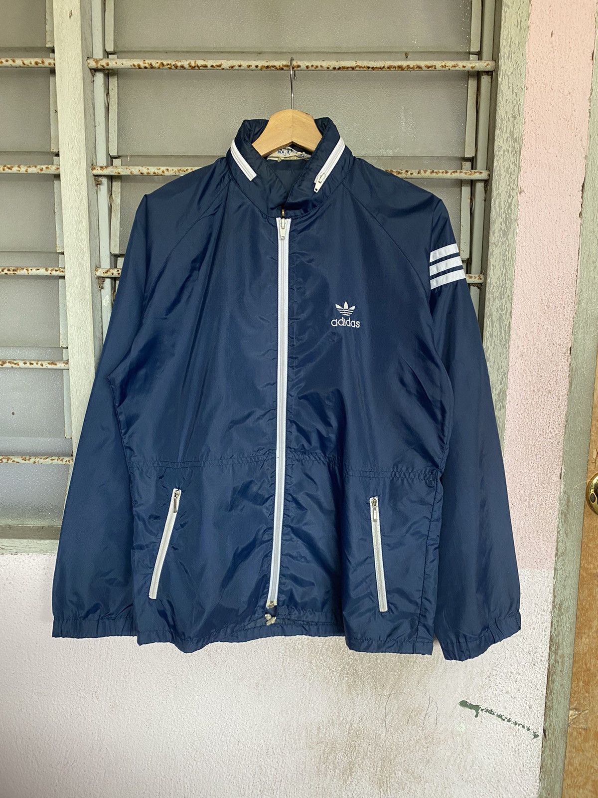 Adidas Vintage 90's Adidas Raincoat Size US M / EU 48-50 / 2 - 5 Thumbnail