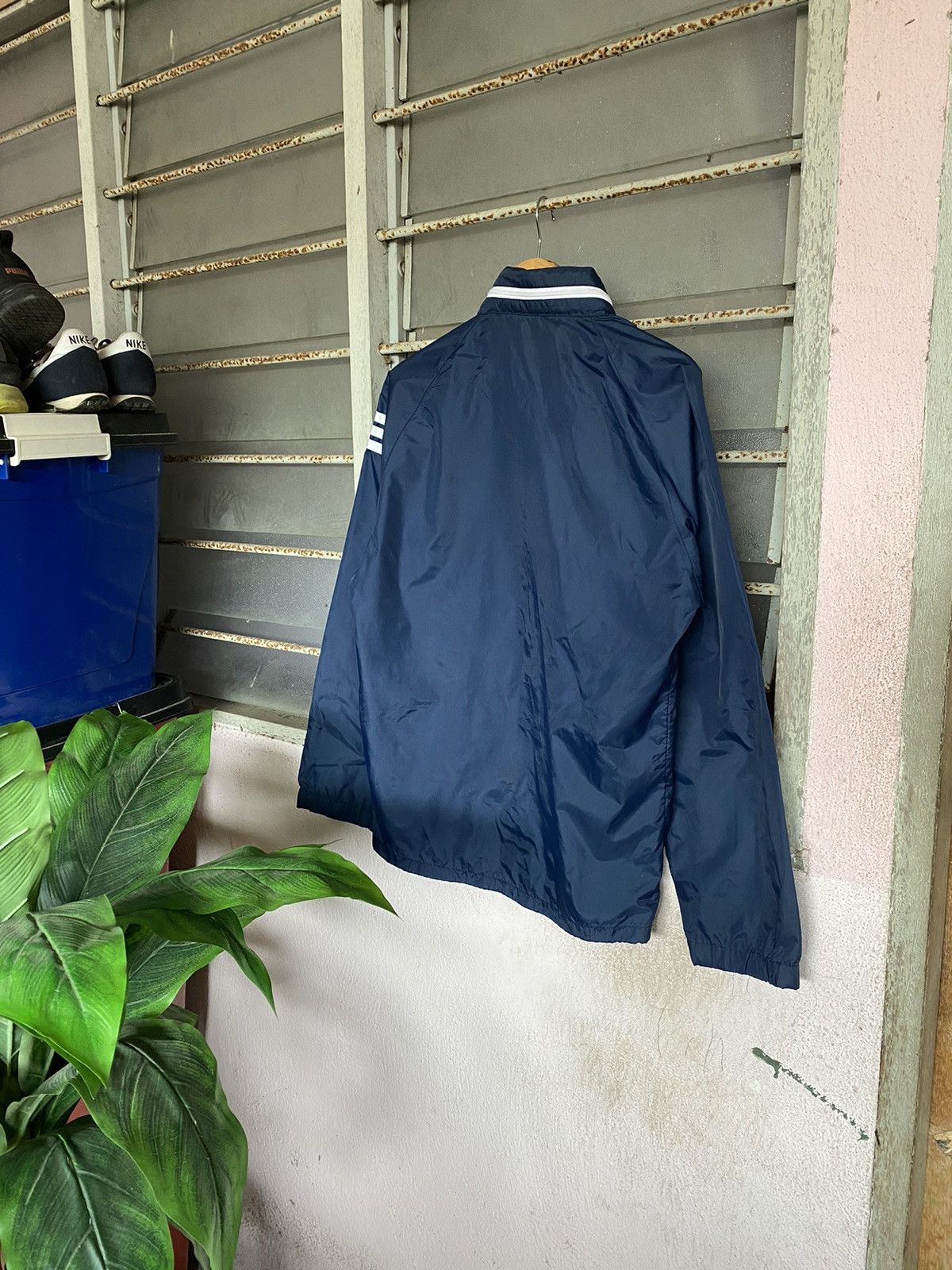 Adidas Vintage 90's Adidas Raincoat Size US M / EU 48-50 / 2 - 2 Thumbnail
