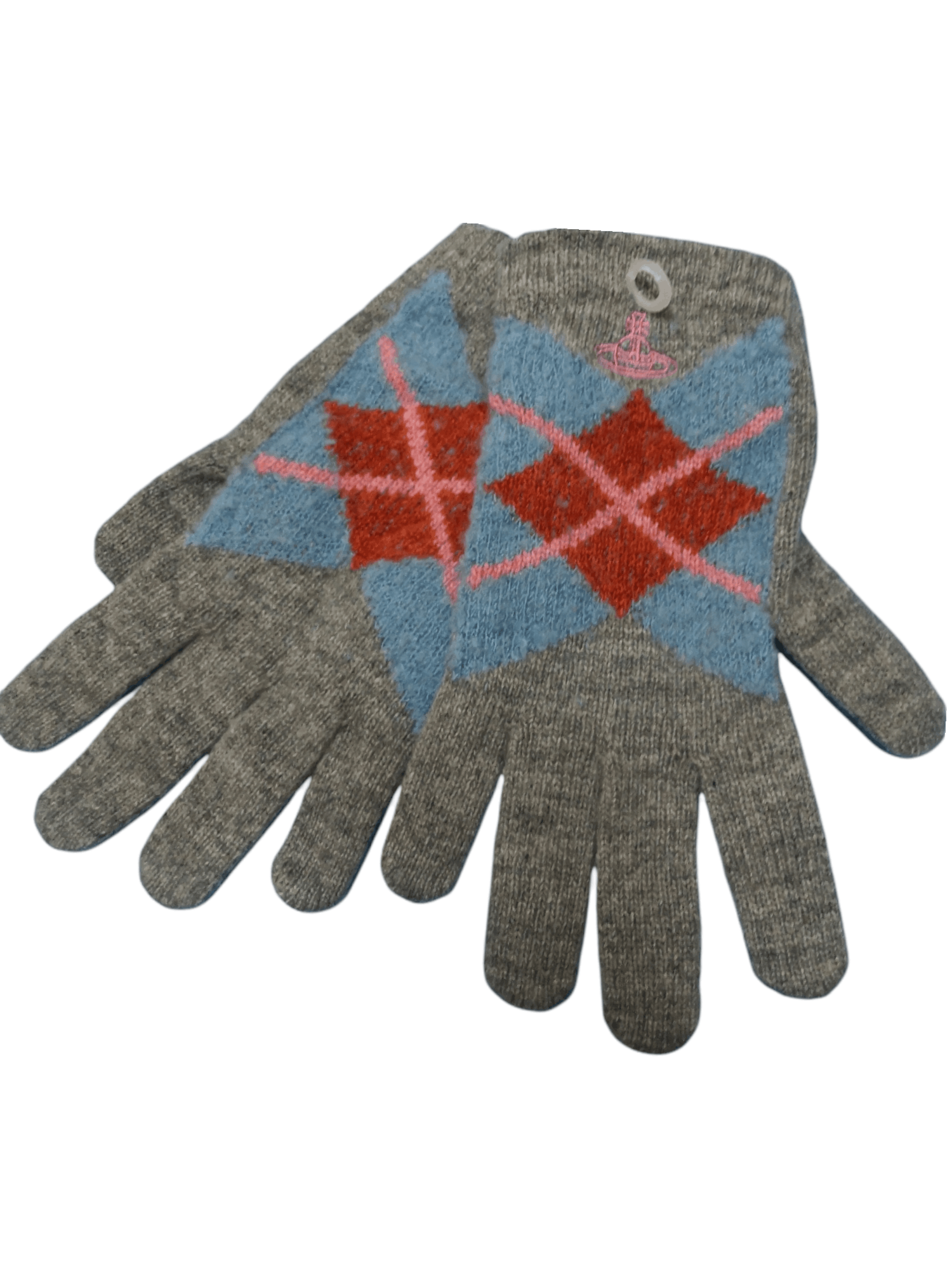 VIVIENNE WESTWOOD leather and wool gloves