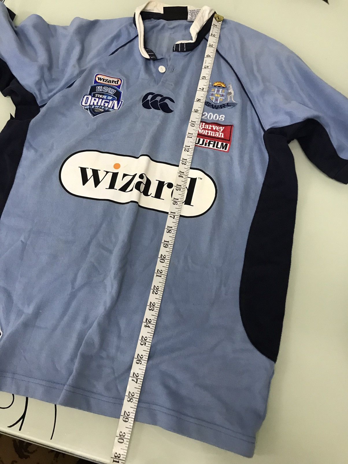 Canterbury of New Zealand Canterbury N.S.W.R.L Origin Blues Wizard Rugby Shirt Size US M / EU 48-50 / 2 - 23 Thumbnail