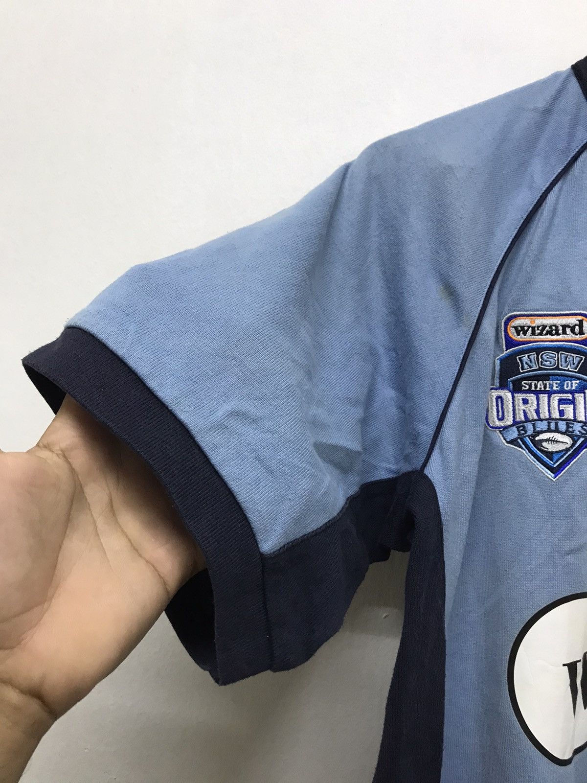 Canterbury of New Zealand Canterbury N.S.W.R.L Origin Blues Wizard Rugby Shirt Size US M / EU 48-50 / 2 - 8 Thumbnail