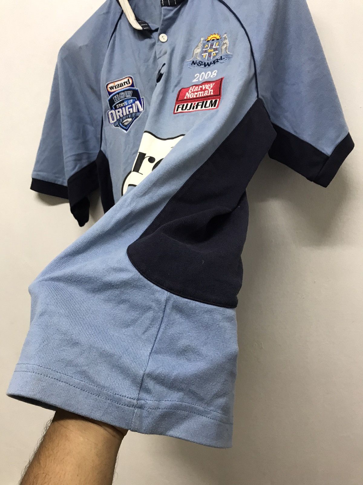 Canterbury of New Zealand Canterbury N.S.W.R.L Origin Blues Wizard Rugby Shirt Size US M / EU 48-50 / 2 - 9 Thumbnail