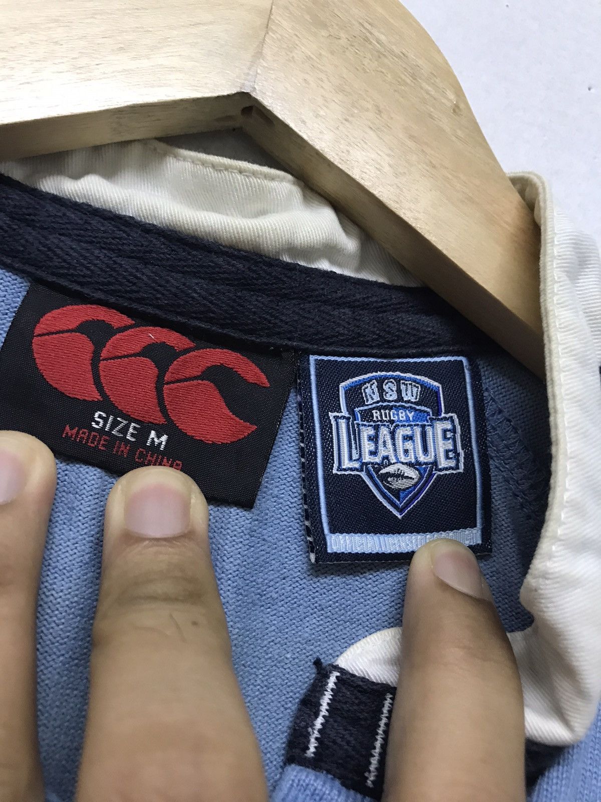 Canterbury of New Zealand Canterbury N.S.W.R.L Origin Blues Wizard Rugby Shirt Size US M / EU 48-50 / 2 - 10 Thumbnail