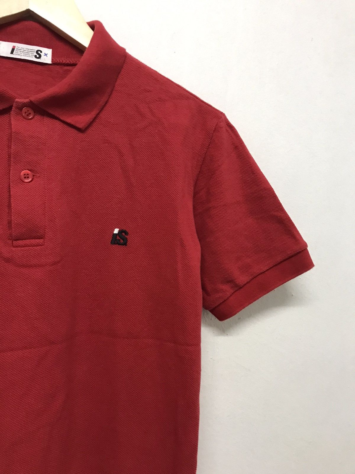 Issey Miyake Vintage Issey Miyake I.S Logo Polo Shirt Women Size S / US 4 / IT 40 - 6 Thumbnail