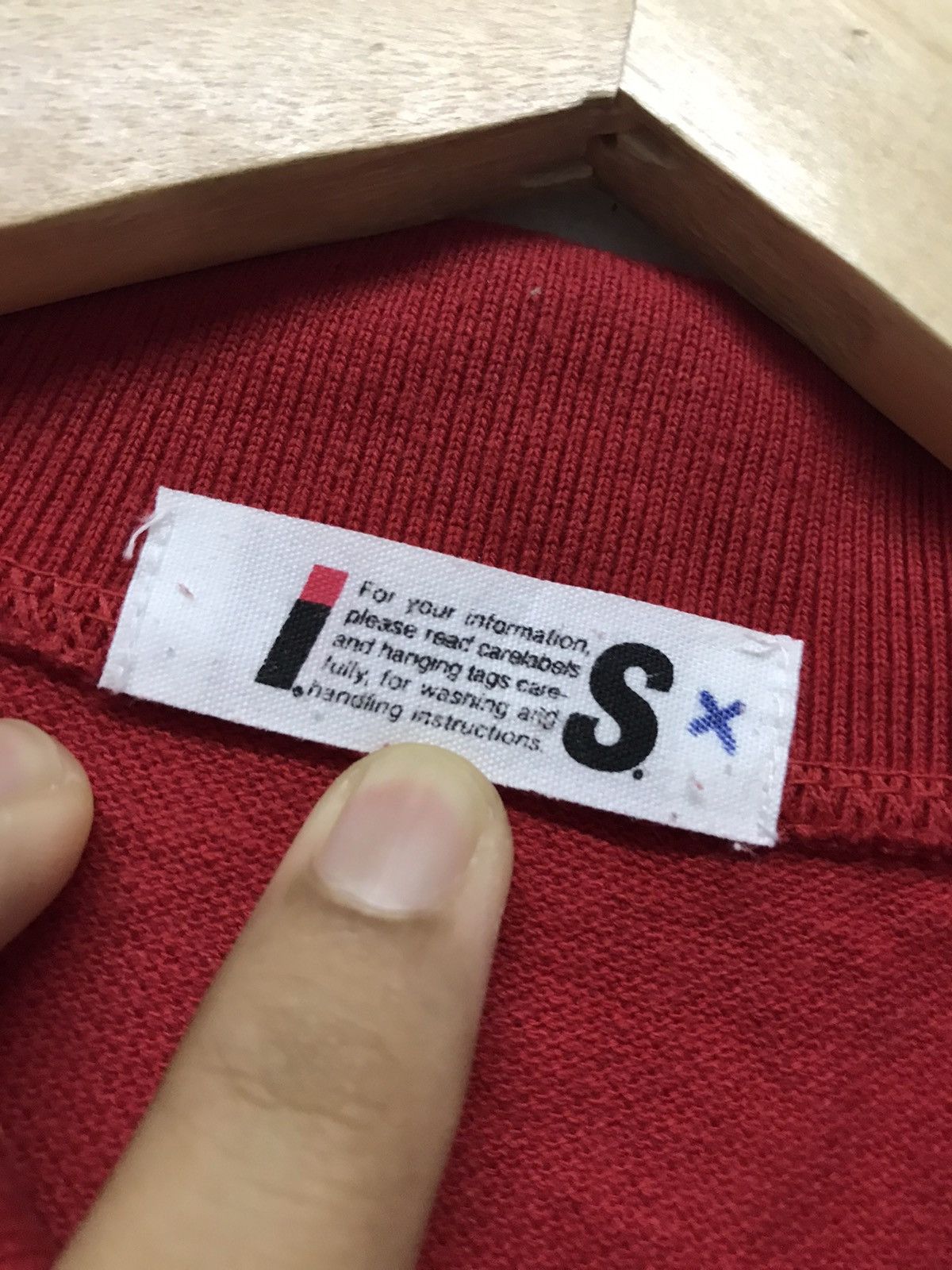 Issey Miyake Vintage Issey Miyake I.S Logo Polo Shirt Women Size S / US 4 / IT 40 - 3 Thumbnail