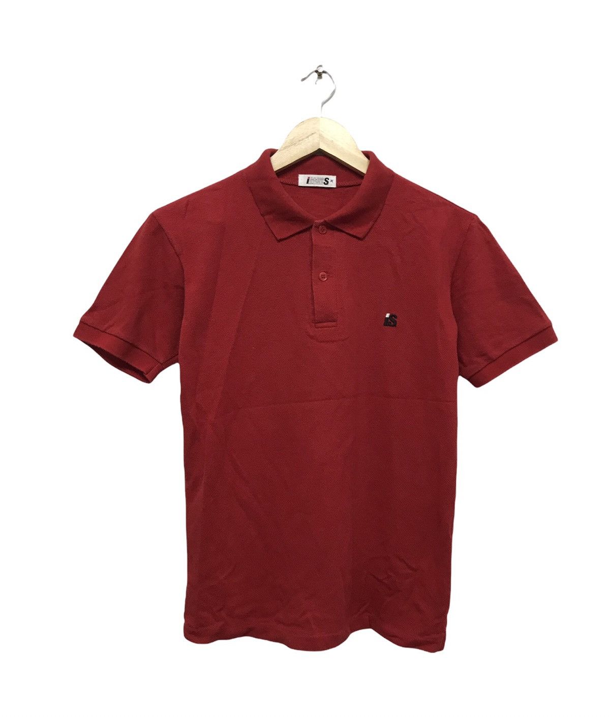 Issey Miyake Vintage Issey Miyake I.S Logo Polo Shirt Women Size S / US 4 / IT 40 - 1 Thumbnail