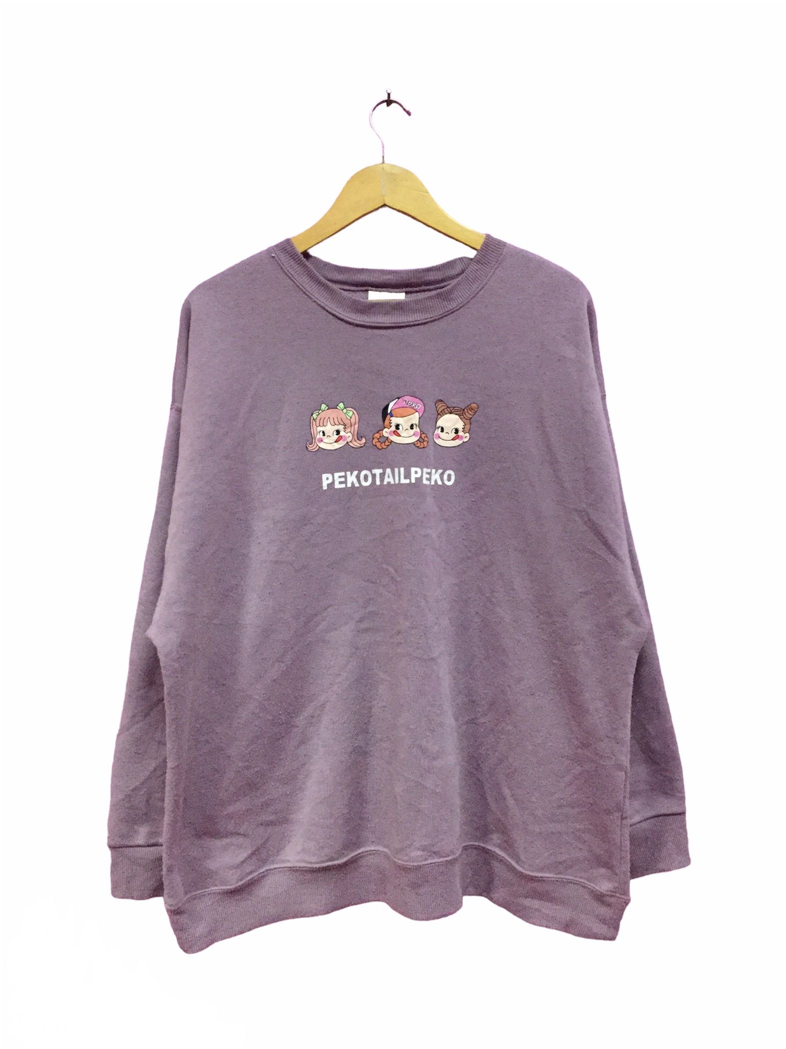 Anime Anime Peko Tail Peko Sanrio Sweatshirts Size 3L Size US L / EU 52-54 / 3 - 1 Thumbnail