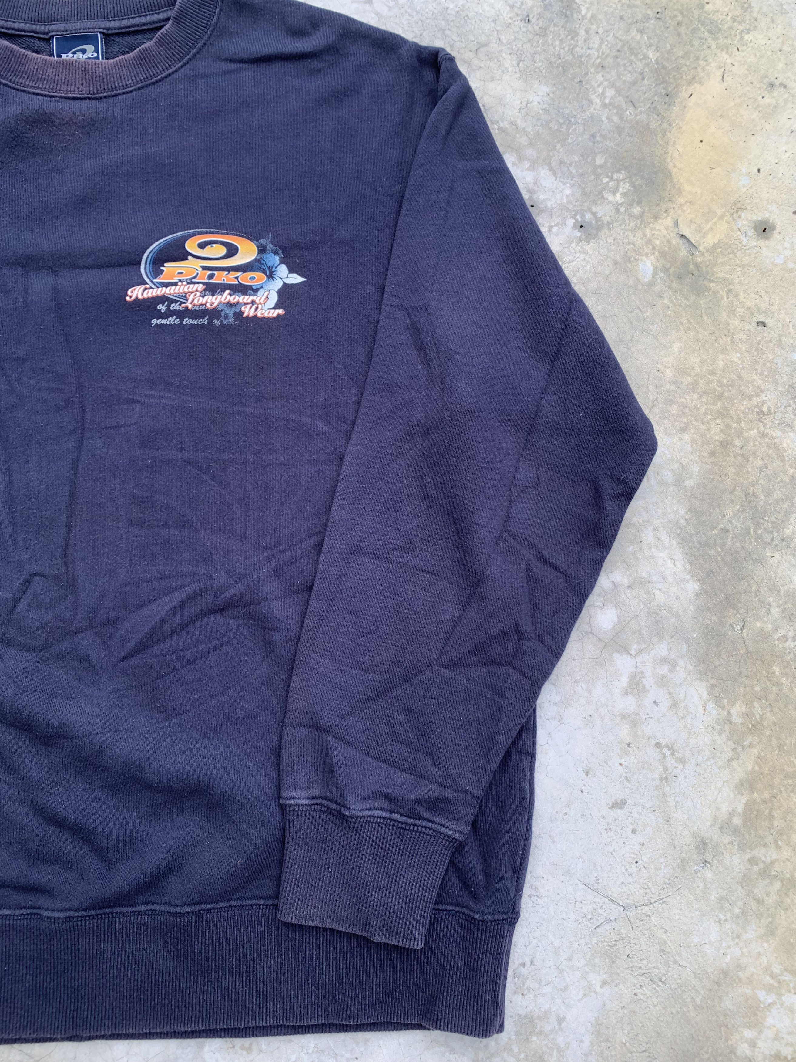 Vintage Vintage Piko Hawaiian Longboard Big Logo Sweatshirt Size US M / EU 48-50 / 2 - 3 Thumbnail