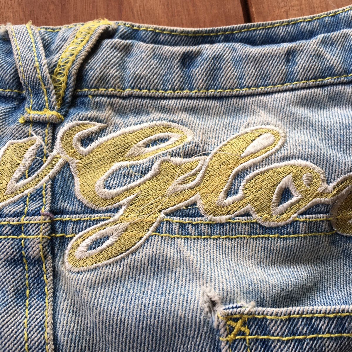 Body Glove Vintage Body Glove Patch Work Flare ERD GRUNGE JEANS Size US 32 / EU 48 - 12 Thumbnail