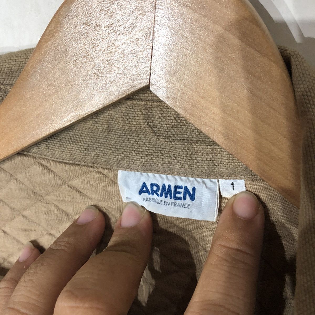 Japanese Brand Armen Quilted Jacket Fabric Of France Size US S / EU 44-46 / 1 - 8 Thumbnail