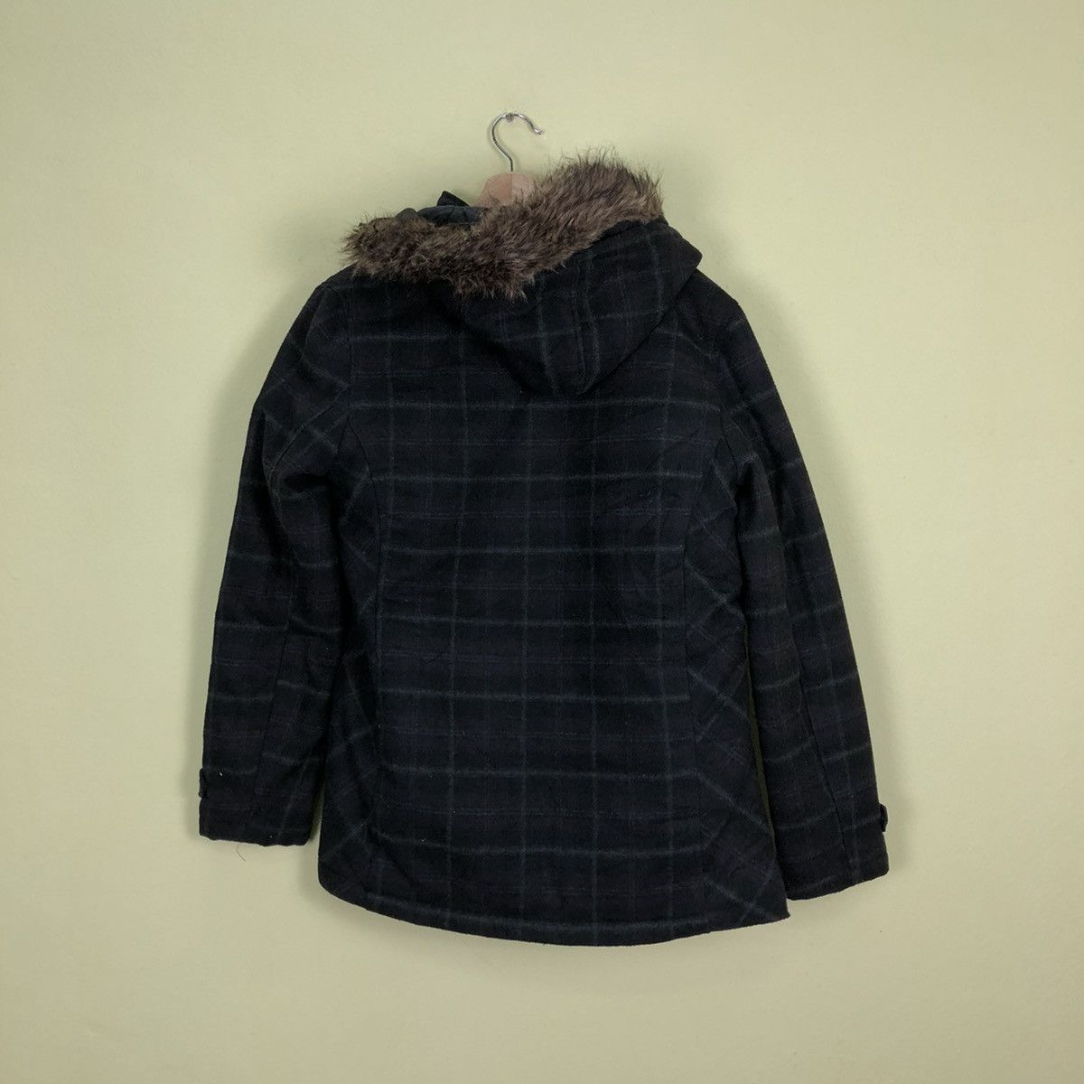 In The Attic VINTAGE CHORE BIKER JACKET IN THE ATTIC TARTAN FUR HOODIE Size US L / EU 52-54 / 3 - 12 Thumbnail