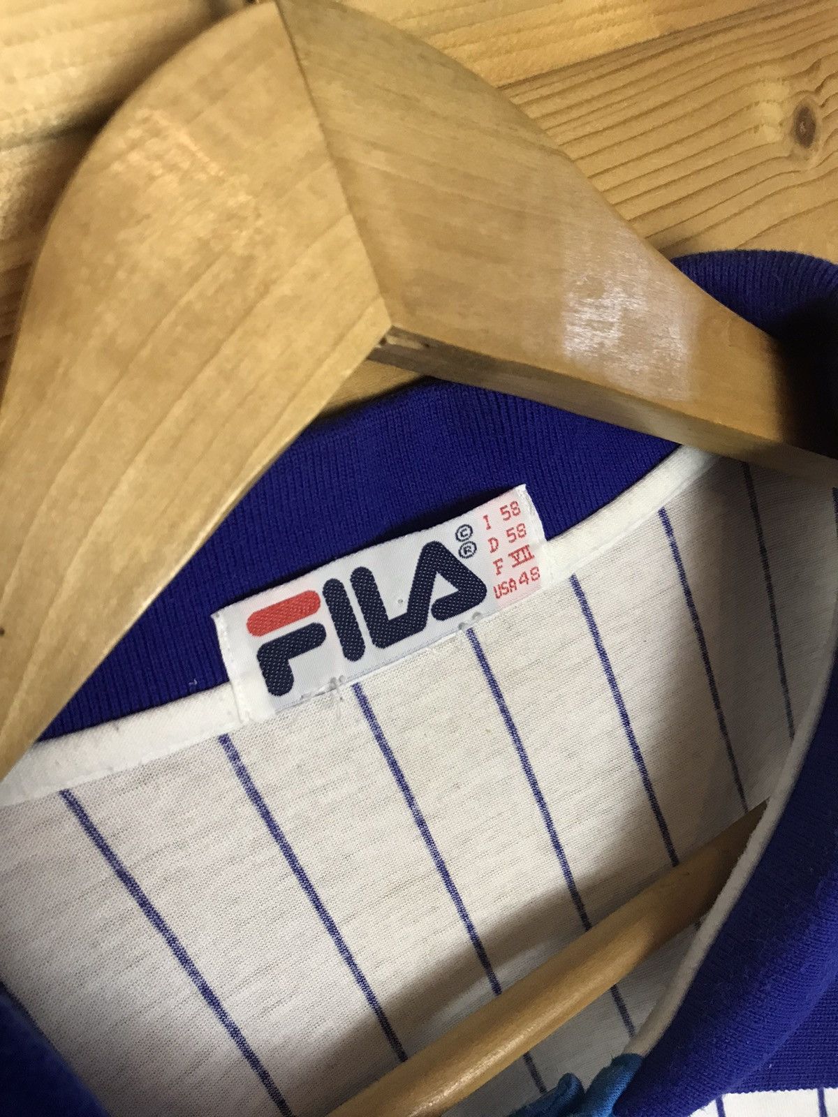Fila Rare Vintage 80s Fila Italia striped polo Size US XL / EU 56 / 4 - 6 Thumbnail