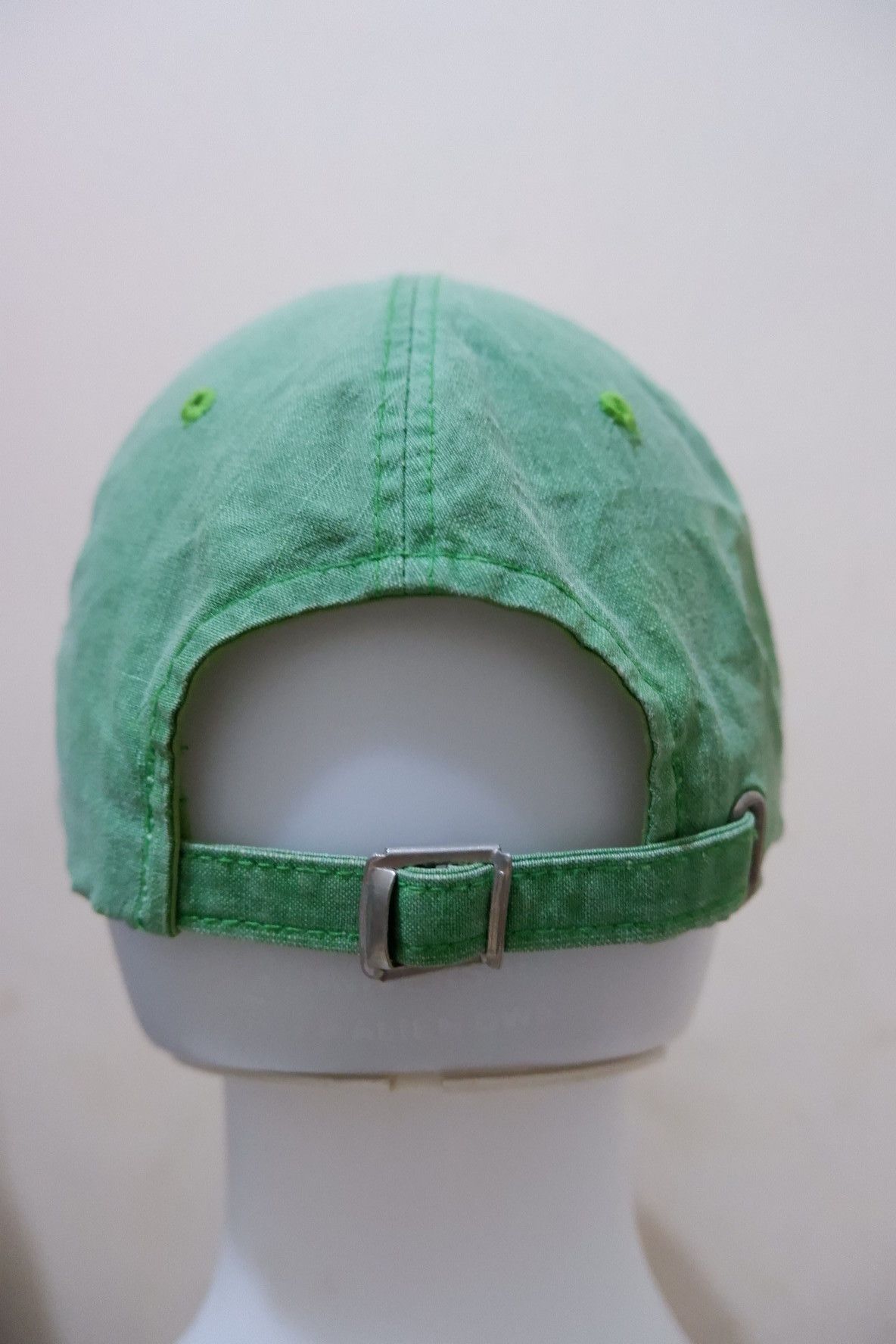 Von Dutch Vondutch White Green Distresed Hat Cap Size ONE SIZE - 3 Thumbnail