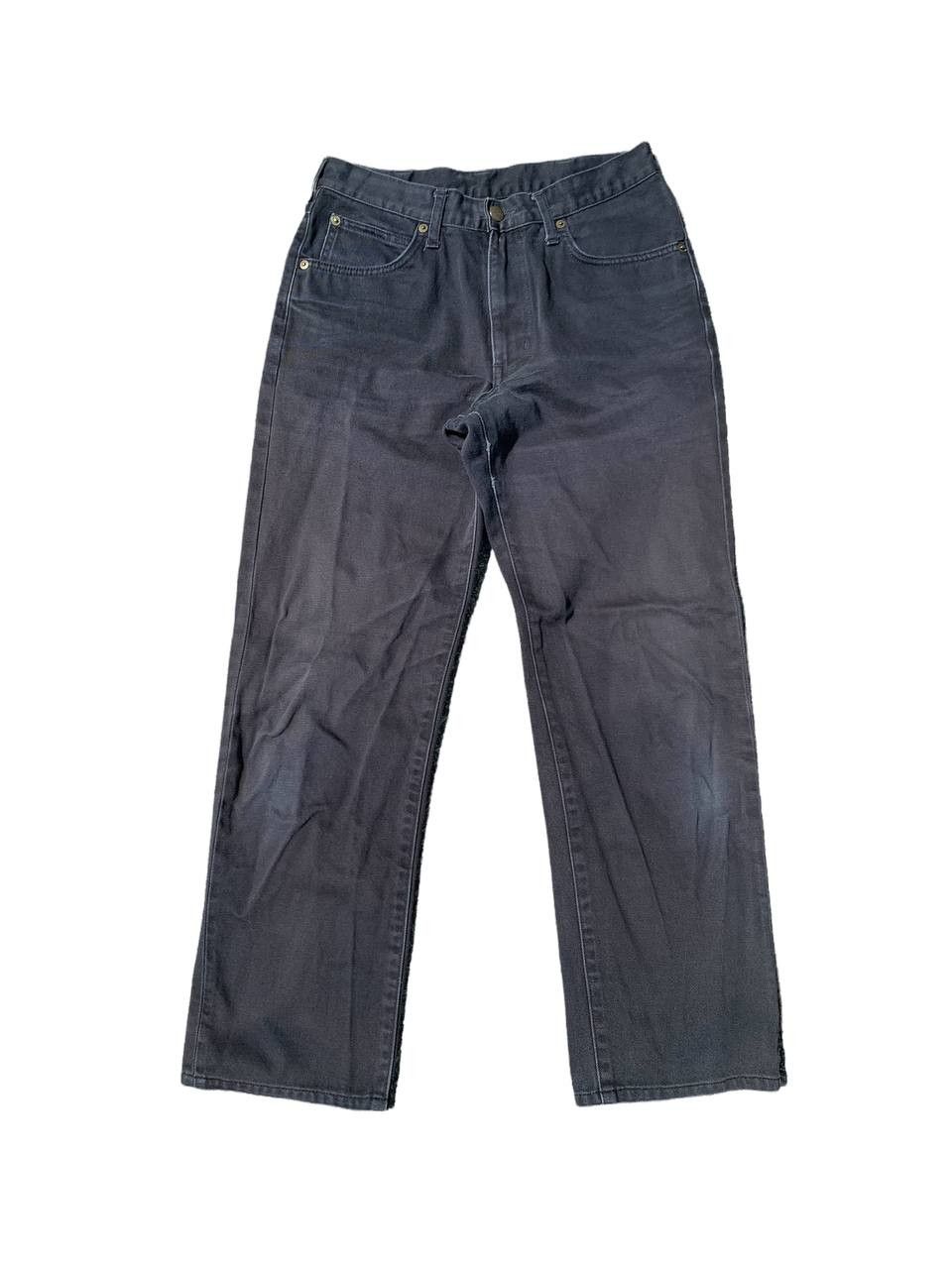 Wrangler Vintage Wrangler Faded Black Work Pants Size US 29 - 2 Thumbnail