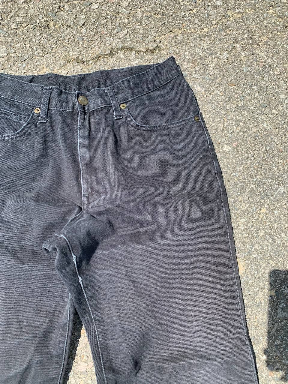 Wrangler Vintage Wrangler Faded Black Work Pants Size US 29 - 4 Thumbnail