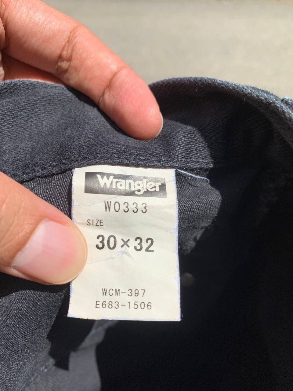Wrangler Vintage Wrangler Faded Black Work Pants Size US 29 - 11 Thumbnail