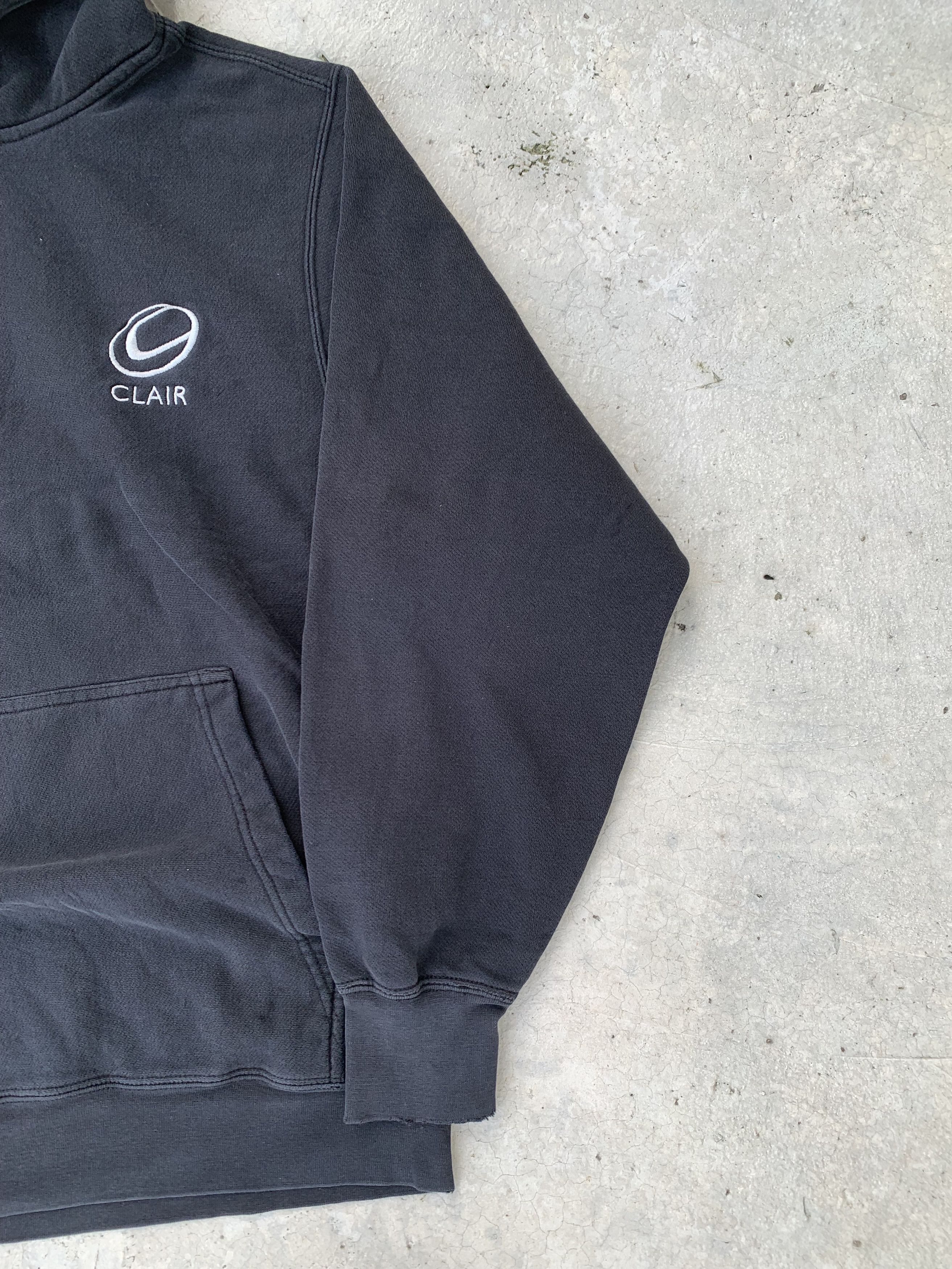Vintage Vintage Clair Logo Light Distressed Sunfaded Hoodie Size US S / EU 44-46 / 1 - 3 Thumbnail