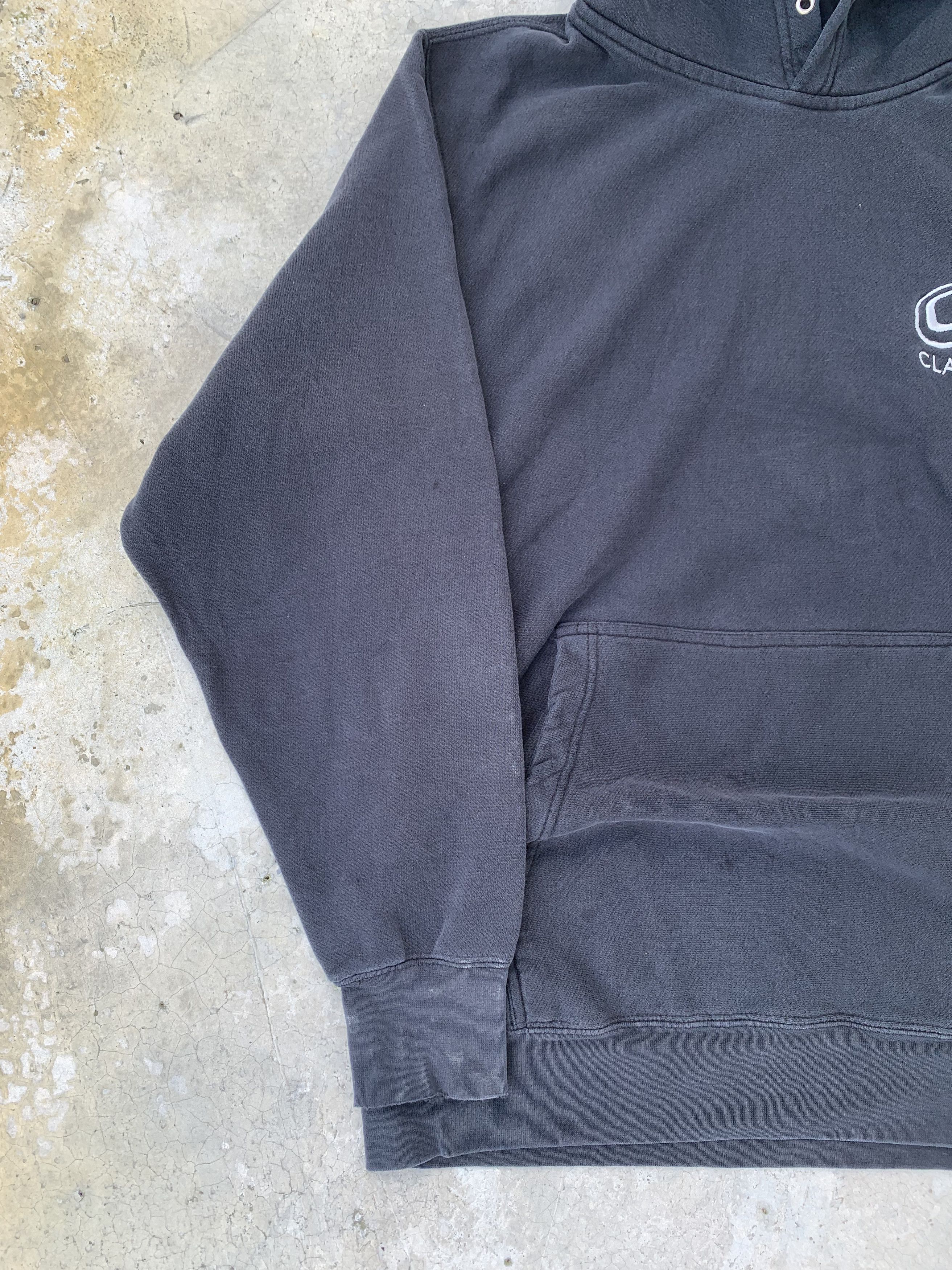 Vintage Vintage Clair Logo Light Distressed Sunfaded Hoodie Size US S / EU 44-46 / 1 - 4 Thumbnail