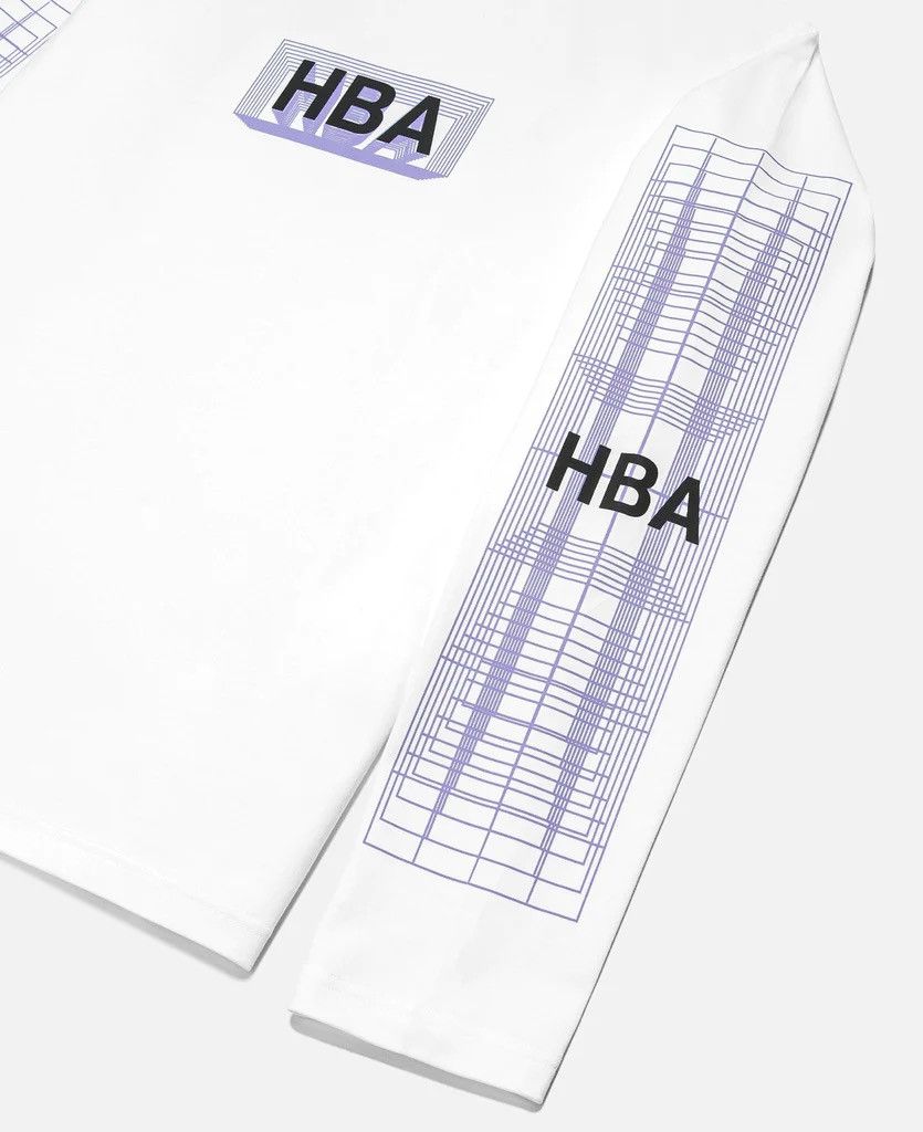 Hood By Air HBA FOR JUICE Capsule Collection GRID BOX LOGO L/S T-SHIRT Size US L / EU 52-54 / 3 - 8 Thumbnail
