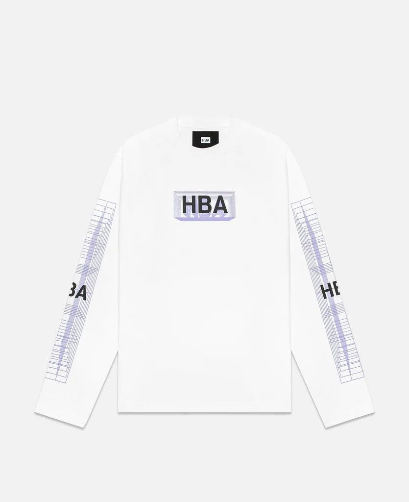 Hood By Air HBA FOR JUICE Capsule Collection GRID BOX LOGO L/S T