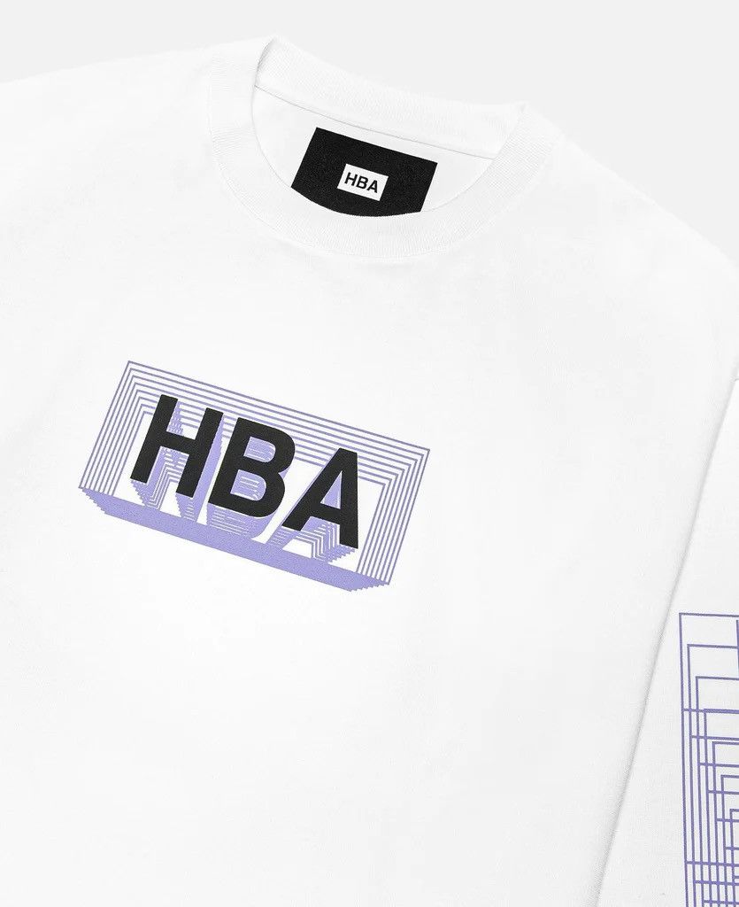 Hood By Air HBA FOR JUICE Capsule Collection GRID BOX LOGO L/S T-SHIRT Size US L / EU 52-54 / 3 - 9 Thumbnail