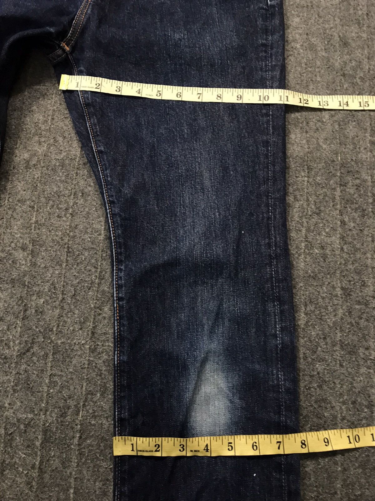 Abercrombie & Fitch × Vintage Abercrombie & Fitch New York Slim Fit Design Indigo Denim Size US 32 / EU 48 - 19 Thumbnail