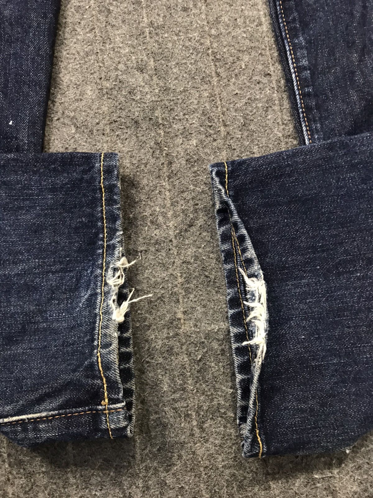 Abercrombie & Fitch × Vintage Abercrombie & Fitch New York Slim Fit Design Indigo Denim Size US 32 / EU 48 - 21 Thumbnail