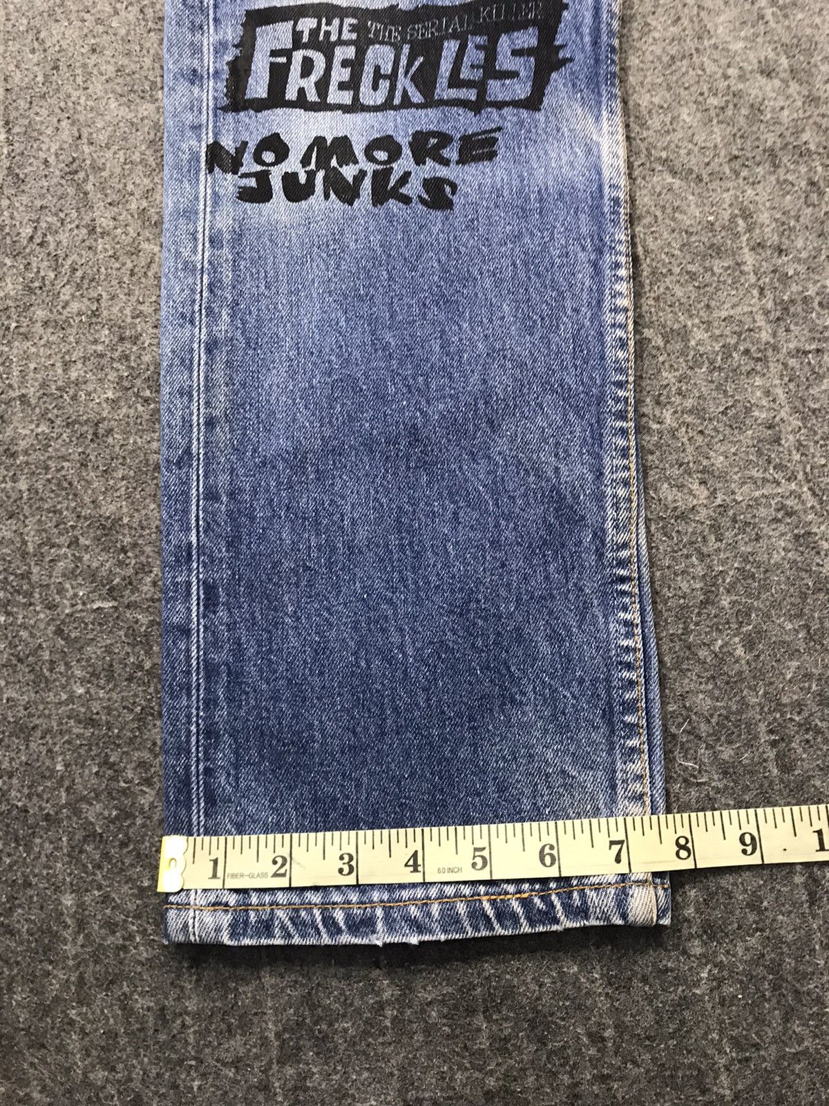 Band Tees Levis 501 Punk Rock Printed Denim Jeans Rocky Horror Size US 28 / EU 44 - 19 Thumbnail
