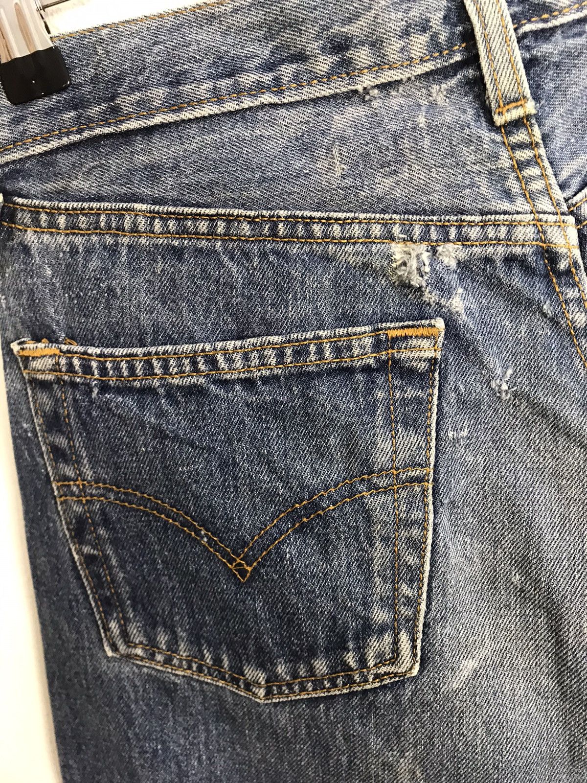 Band Tees Levis 501 Punk Rock Printed Denim Jeans Rocky Horror Size US 28 / EU 44 - 12 Thumbnail