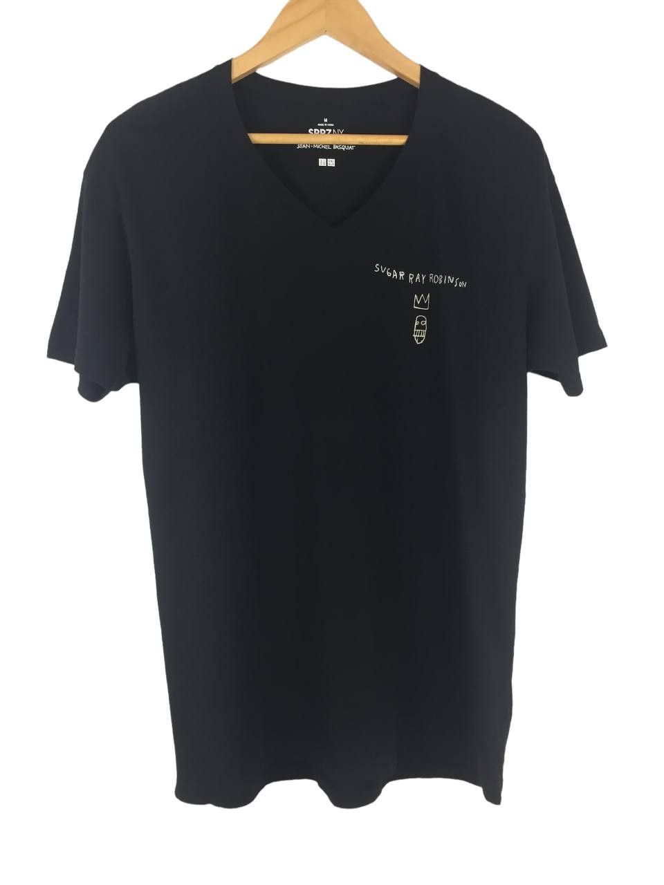 Uniqlo JMB Sugar Ray Robinson Logo V neck Tshirt | Grailed