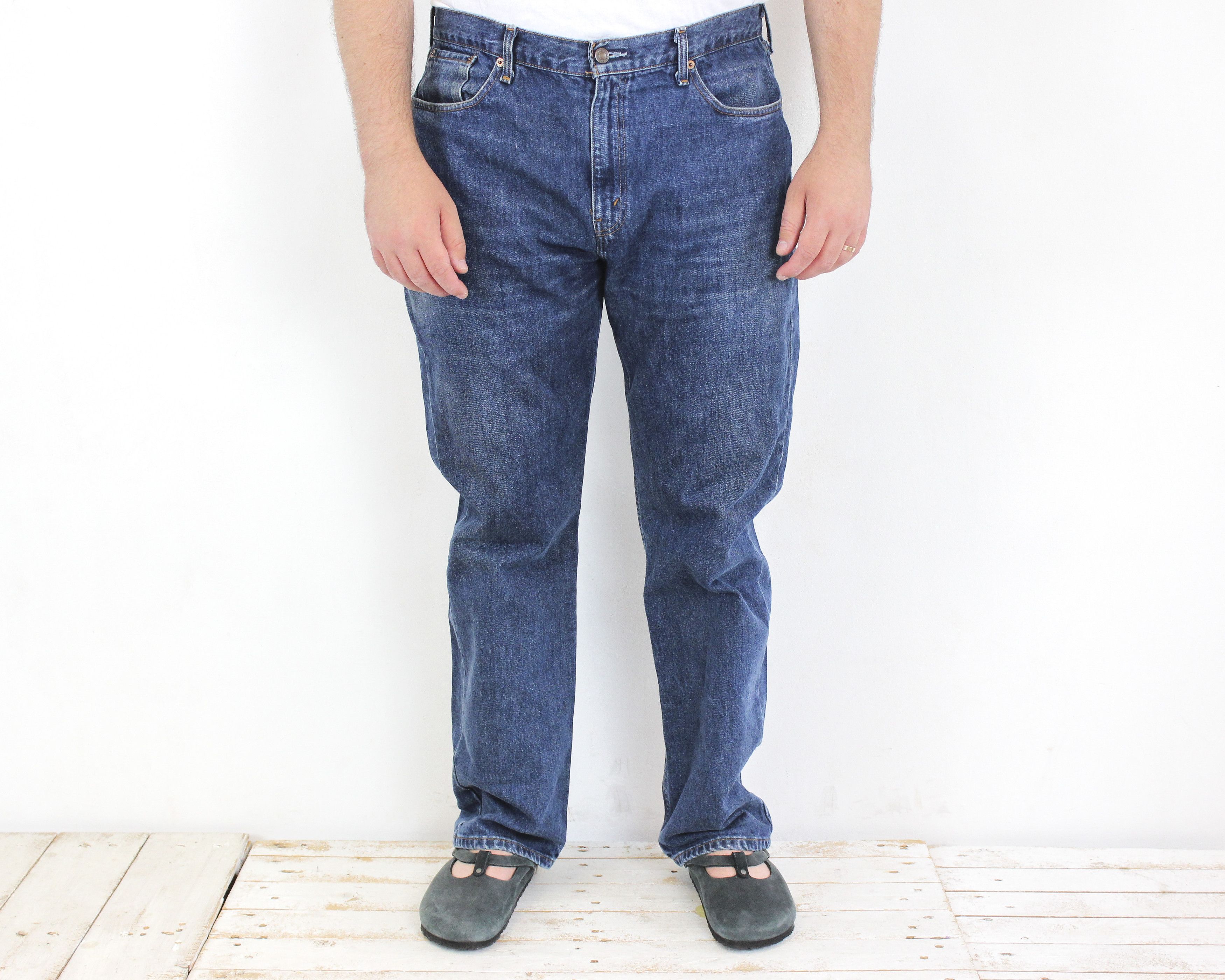Levi's 751 02 men W40 L32 Reg Straight Jeans Denim Pants Trousers Size US 40 / EU 56 - 2 Thumbnail