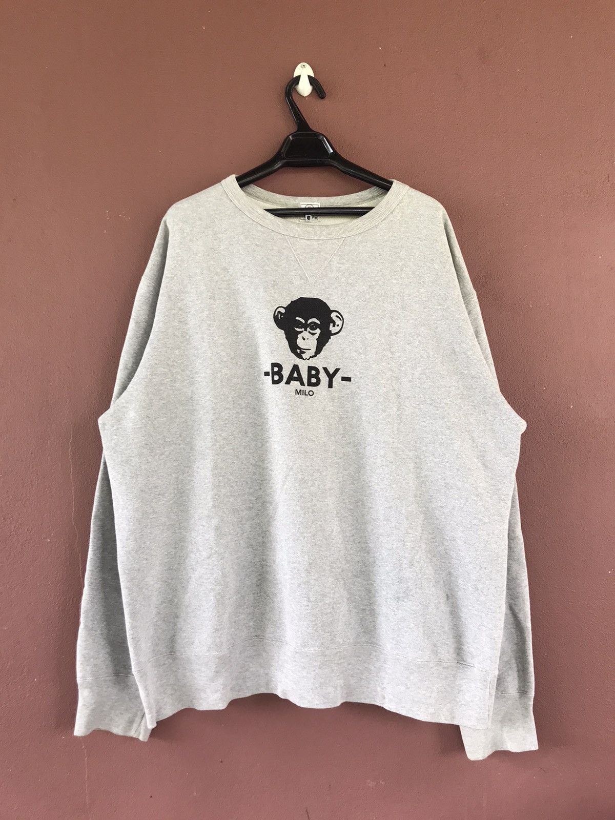 Bape Baby Milo Crewneck Size US XL / EU 56 / 4 - 1 Thumbnail