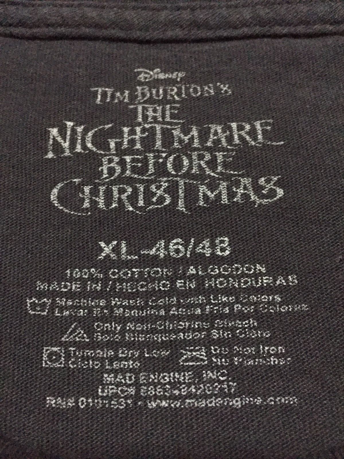 Disney Tim Burton & The Nightmare Before Christmas Tee Size XL Size US XL / EU 56 / 4 - 3 Thumbnail