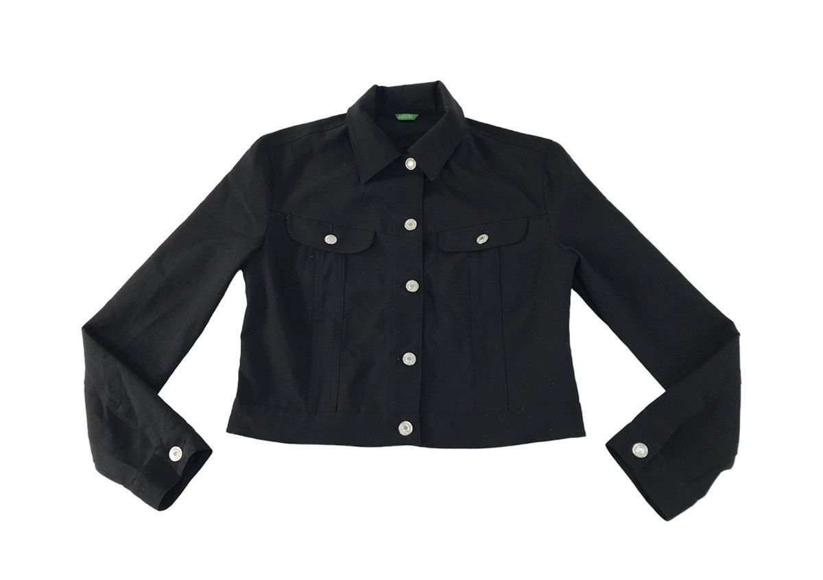 Designer Ucb Color Of Bennetton Italian Light Jacket Bikers l Luxury Size M / US 6-8 / IT 42-44 - 1 Thumbnail