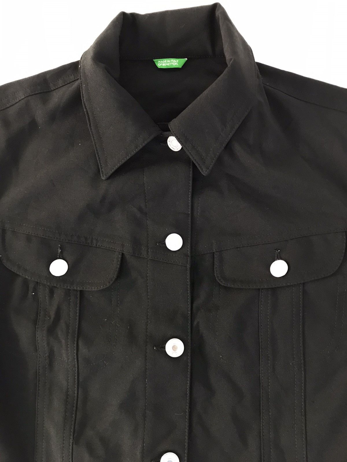 Designer Ucb Color Of Bennetton Italian Light Jacket Bikers l Luxury Size M / US 6-8 / IT 42-44 - 3 Thumbnail