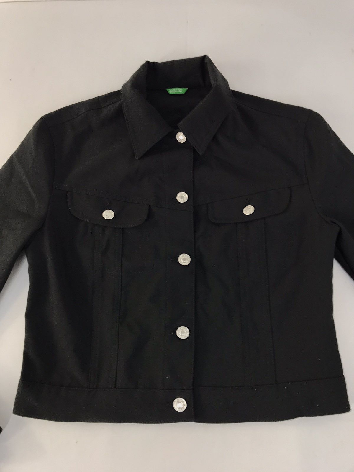 Designer Ucb Color Of Bennetton Italian Light Jacket Bikers l Luxury Size M / US 6-8 / IT 42-44 - 2 Thumbnail
