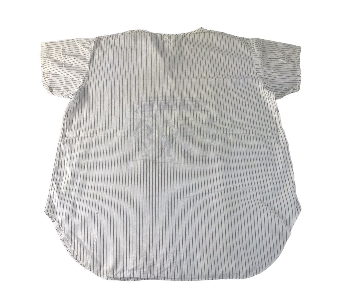 Japanese Brand 90s Curlmareare Gokigenyo Striped Hickory Half Button Up Size XXL / US 16-18 / IT 52-54 - 7 Thumbnail