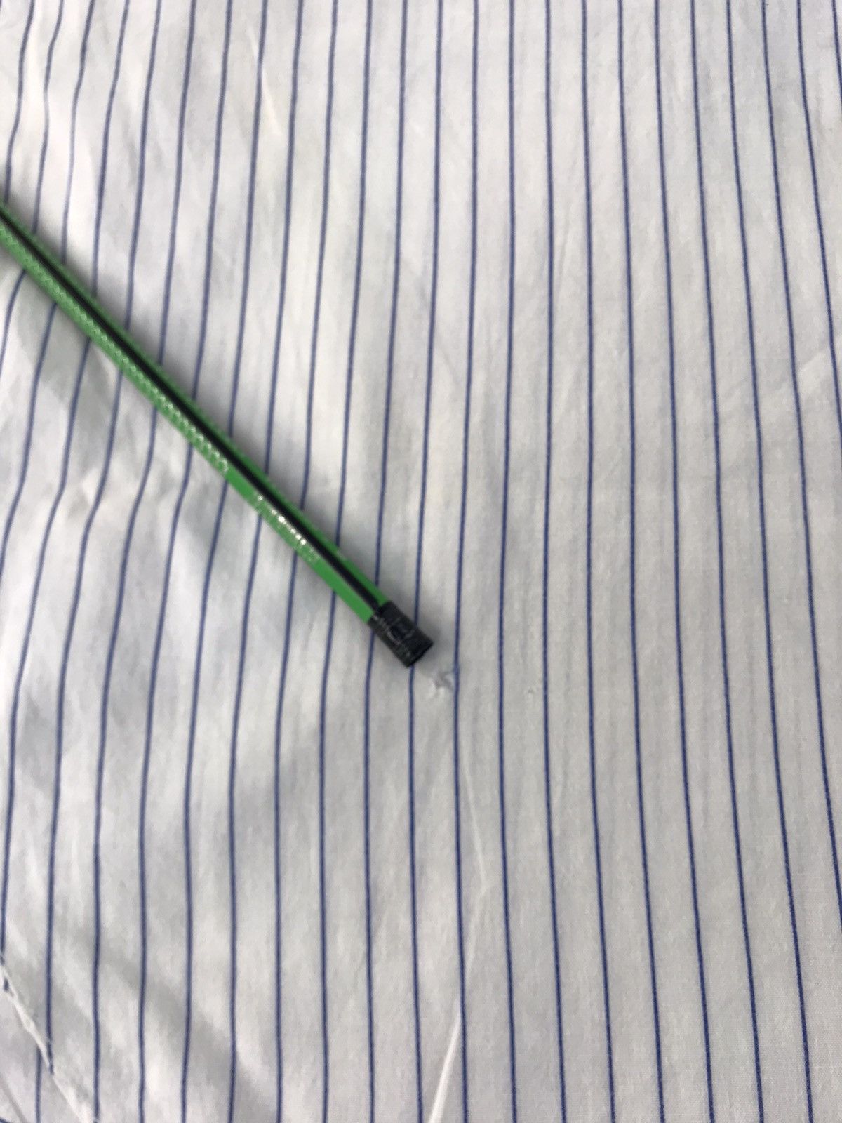 Japanese Brand 90s Curlmareare Gokigenyo Striped Hickory Half Button Up Size XXL / US 16-18 / IT 52-54 - 10 Thumbnail