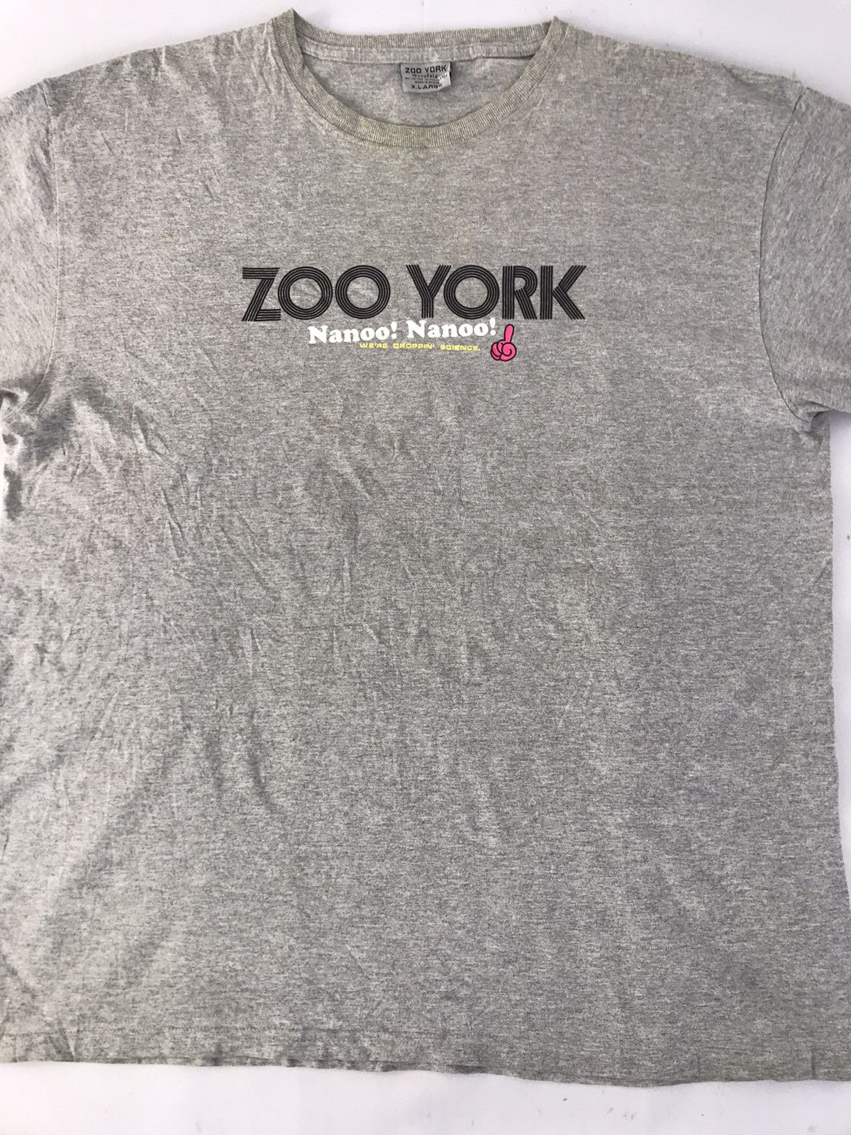 Vintage 90s Zoo York ZY Nanoo Big Logo Printed Tee Size US XL / EU 56 / 4 - 3 Thumbnail